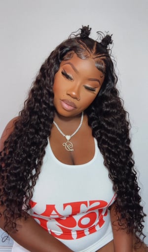 Image of 13x4 Deep Wave Lace Front Wig in 28”
