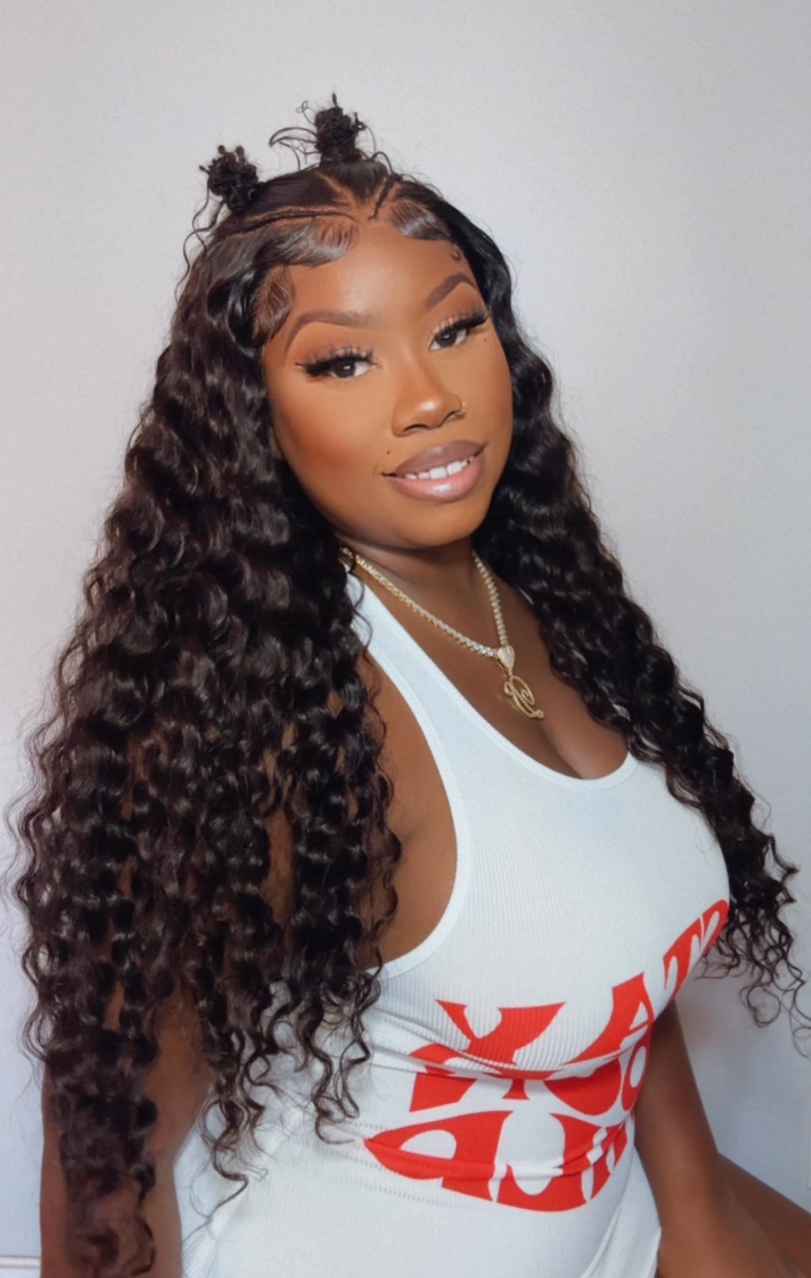 Image of 13x4 Deep Wave Lace Front Wig in 28”