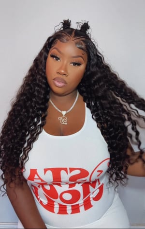 Image of 13x4 Deep Wave Lace Front Wig in 28”
