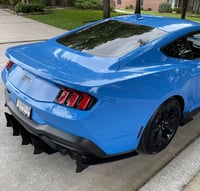 Image 2 of 2024+ Ford  Mustang GT HDPE Rear  Diffuser V3 and  EcoBoost Quad  Active Exhaust