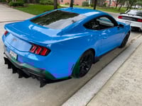 Image 8 of 2024+ Ford  Mustang GT HDPE Rear  Diffuser V3 and  EcoBoost Quad  Active Exhaust