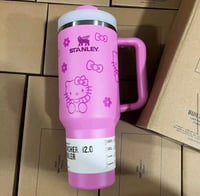 Image 3 of Hello Kitty X Stanley™️ “Peony Powder” | 40 Oz. FlowState Quencher