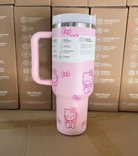 Image 2 of Hello Kitty X Stanley™️ “Pink Powder” | 40 Oz. FlowState Quencher