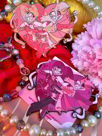 Image 1 of Bloody Valentine! A Hazbin Hotel/Helluva Boss Fan Pin Collection!