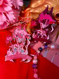 Image 3 of Bloody Valentine! A Hazbin Hotel/Helluva Boss Fan Pin Collection!