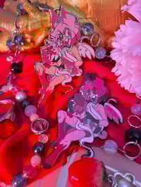 Image 4 of Bloody Valentine! A Hazbin Hotel/Helluva Boss Fan Pin Collection!