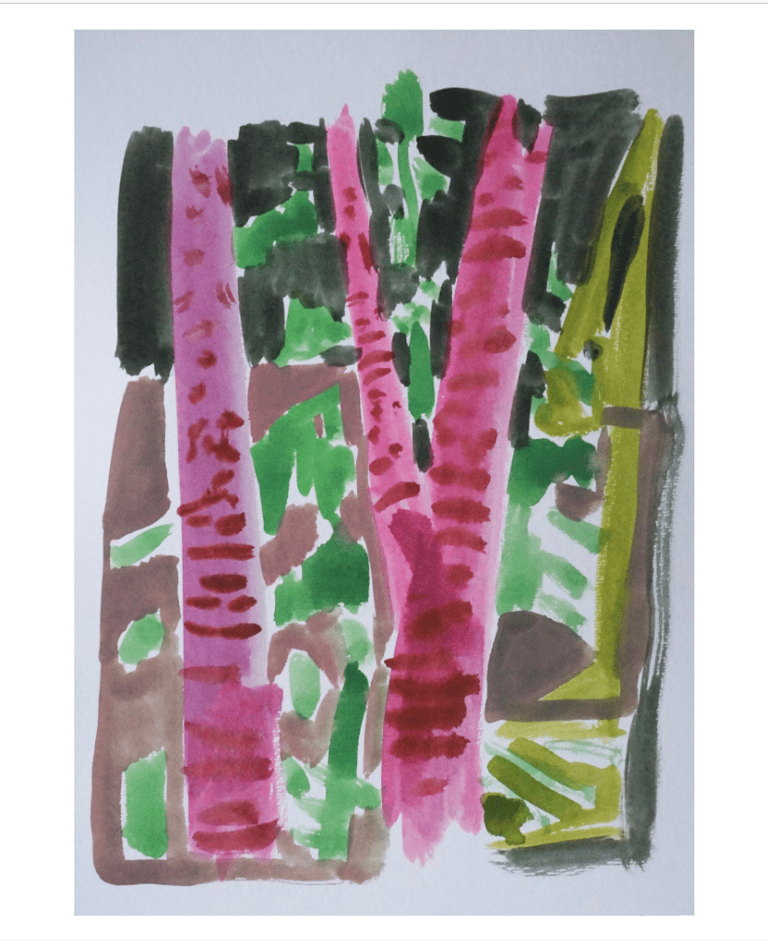 Pink tree study Image 2