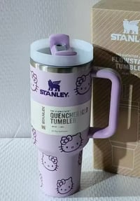 Image 2 of Hello Kitty X Stanley™️ “Purple Peony” | 40 Oz. FlowState Quencher