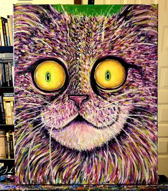 Image of BIG CAT (ORIGINAL PAINTING)