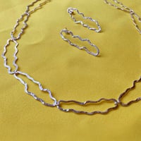 Image 2 of Flowy Earrings / Necklace / Set