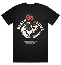 'DEATH & LOVE' T-SHIRT (BLACK)