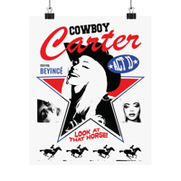 Image 1 of cowboy carter poster (9"x11")