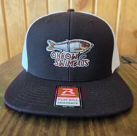 Embroidered Oxbow Hat - Richardson Snapback 511 Black/White