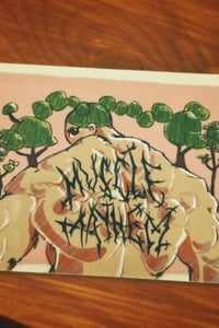 Image 2 of muscle mayhem sticker!