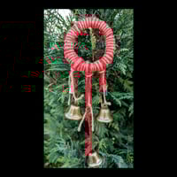 Witch Bells Boho Style Red & Natural Twine