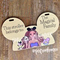 Image 1 of Mermaid Snacks Parks Magical Stroller Tag