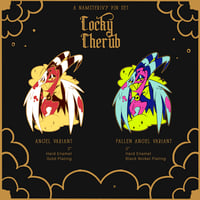 Image 2 of ✨ Hellishly Holy Wave 1 ✨ - A Hazbin/Helluva pin set!