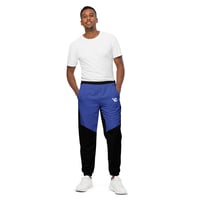 Image 3 of VCS Blue Designer Luxury Modern Unisex Organic Polyester Graphic Fashion Track Pants Jogging Bottoms