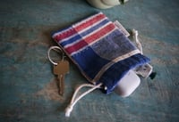 Image 3 of Minimalist Drawstring Bag Small Essentials Bag EarPods Pouch