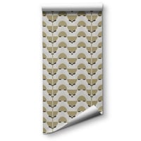 Image 2 of Deco Green Waves Wallpaper