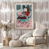 Image 1 of Blush Cascade Wallpaper