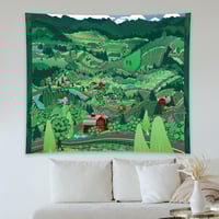 Image 2 of Cotton Tapestry - Ribbon Roads