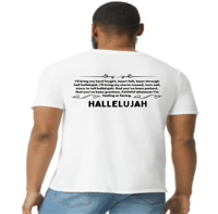 Image 2 of 🎵 "Hard Fought Hallelujah" Tee 🎵