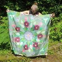 Image 10 of Silk Scarf - Spring Peace Lilies