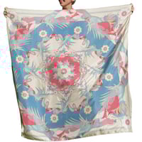Image 1 of Silk Scarf - Teacup Summer