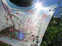 Image 5 of Silk Scarf - Hummingbird Queen