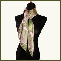 Image 5 of Silk Scarf - Centering in Pink and Green
