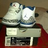 Image of Air Jordan III Retro "TRUE BLUE" toddler