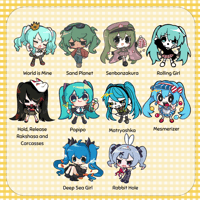 Image 5 of Miniloids Vol 1. - Miku Collection Acrylic Charms