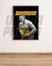 "THE DIAMOND" Dustin Poirier A3 framed