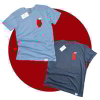 "I Surrender" Baby blue Mid-weight T-shirt