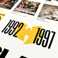 Image 3 of Wu-Tang Clan – 1992–1997 A2 Print
