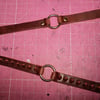 Brown & Brass O-Ring Choker