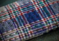 Image 3 of Slow Stitching Slim Pencil Case Zipper Pencil Bag Zipper Glasses Case