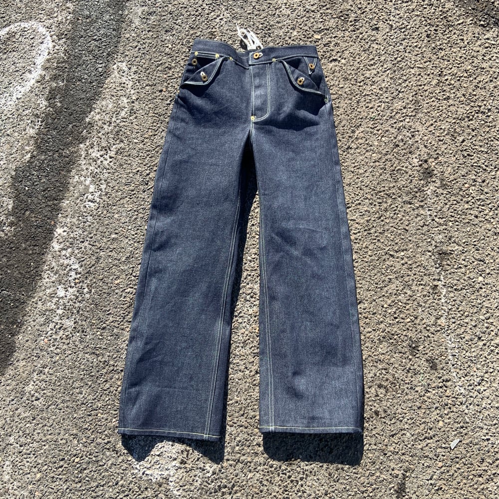 Image of 14oz Laceback Jeans 32x32
