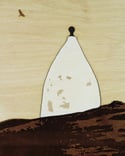White Nancy Engraved Woodcut Artwork