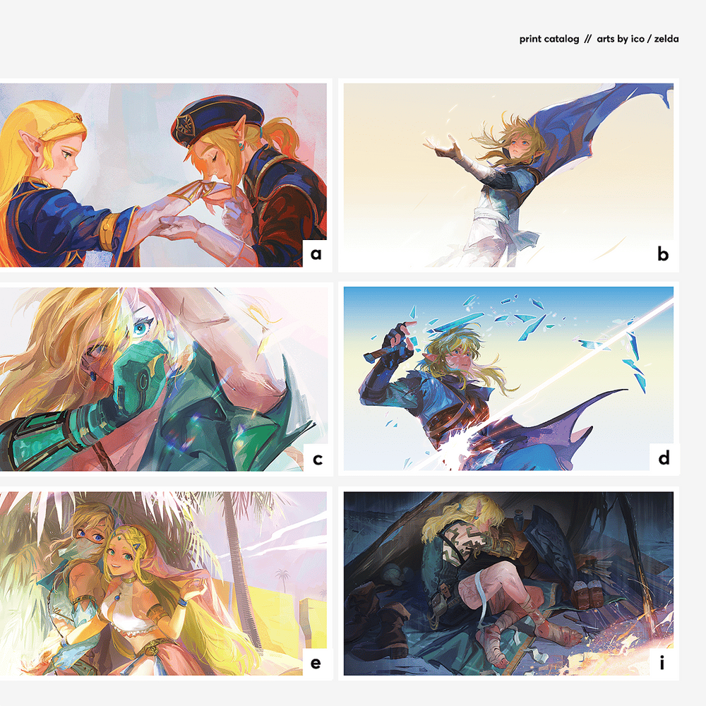 Image of [ICO] Print / art by ico / zelda