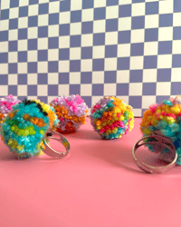 Image 2 of pom pom rings