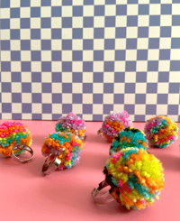 Image 3 of pom pom rings