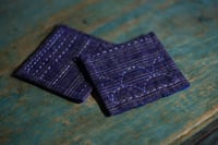 Image 1 of Handmade Sashiko Coasters Pair of Fabric Coasters