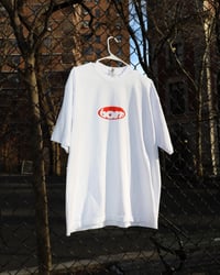 Bubble Logo Tee White