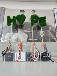 Image 1 of BTS DISCOGRAPHY CD KEYRING