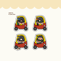 Beep Beep Robins Sticker Set