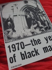 Image 4 of 1970 - THE YEAR OF BLACK MAGIC - Black Sabbath Tribute Postcard A6 Print