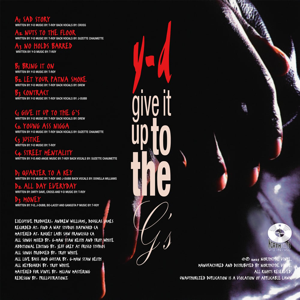 YD - Give It Up To The G's (2LP) - PREORDER