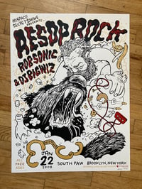 Image 3 of Aesop Rock show poster